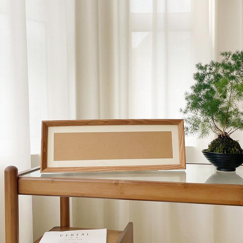 Calligraphy Photo Frame: Motivational Home Decor & Entryway Ornament 【Inner diameter 13*40cm】