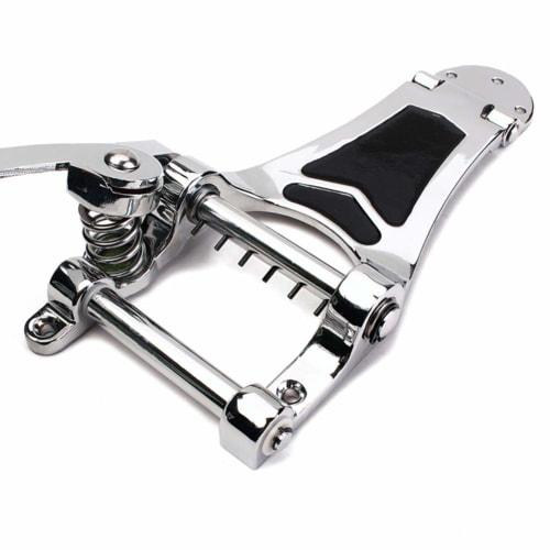 HEALLILY Electric Guitar Vibrato Tremolo Bridge Tailpiece with Large Locking Rod Pull String Board