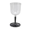 Portable Collapsible Wine Glass Shatterproof Clear Detachable Plastic Wine Glasses for Outdoor Camping Travel