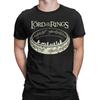 Vintage L-Lords Of The R-Rings The Journey Ring T-Shirt for Men 100% Cotton T Shirt  Short Sleeve Tee Shirt Plus Size Clothing