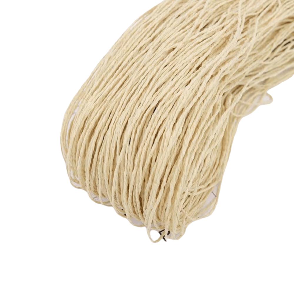 200g Natural Fiber Crochet Yarn 2-ply Yarn Hand Knitting Yarn Raffia Straw Yarn  Handcrafts Material