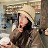 Bohemian Style Knitted Beanies Hat Thin Winter Weave Cap Sweet Crochet Pullover Hat  Autumn