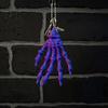 Cool Skeleton Hand Accessory Keychain, with Hanging Chain 3D Printed Ornament, Movable Gothic Ornament Joint Design Skull Palm Stress Relief
