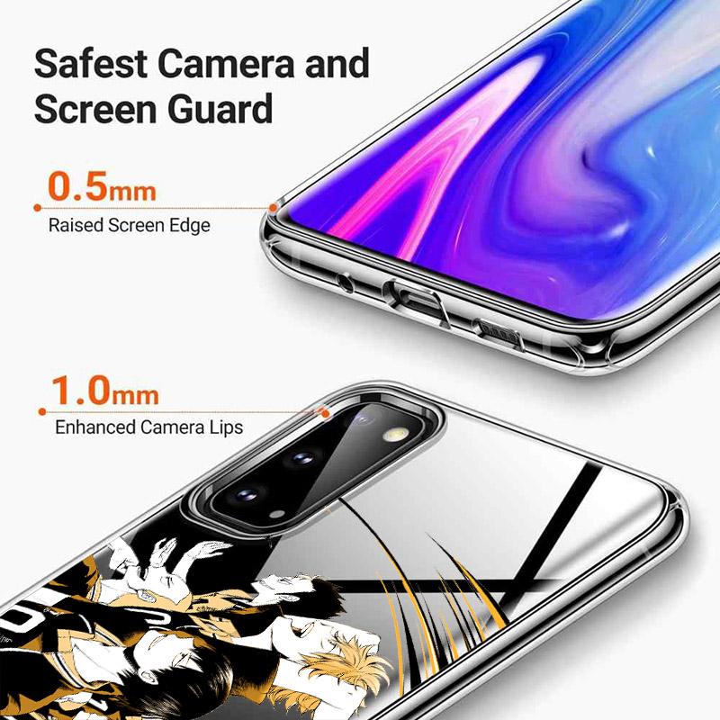 Haikyuu Hinata Attacks Anime For OPPO Reno7 SE 6 5 Z F 4G 5G Find X2 X3 Neo Lite Pro Plus Transparent Soft Phone Case Coque
