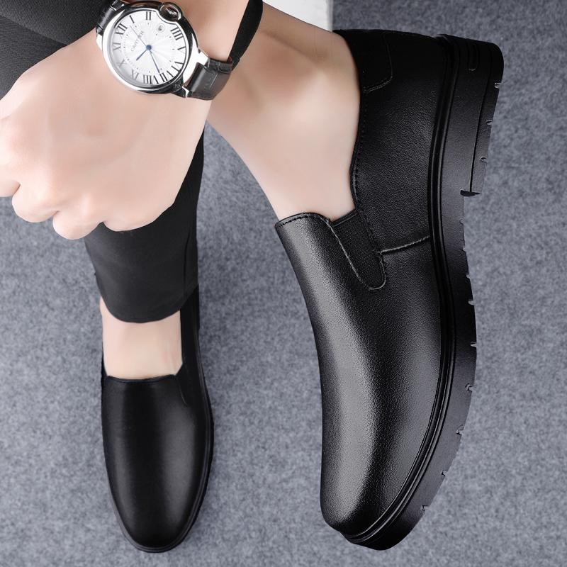 Fashion 2024 Minimalist Dress Flats for Men Business Shoes Lightweight Men's Genuine Leather Loafers Outdoor High Quality Driving Shoes