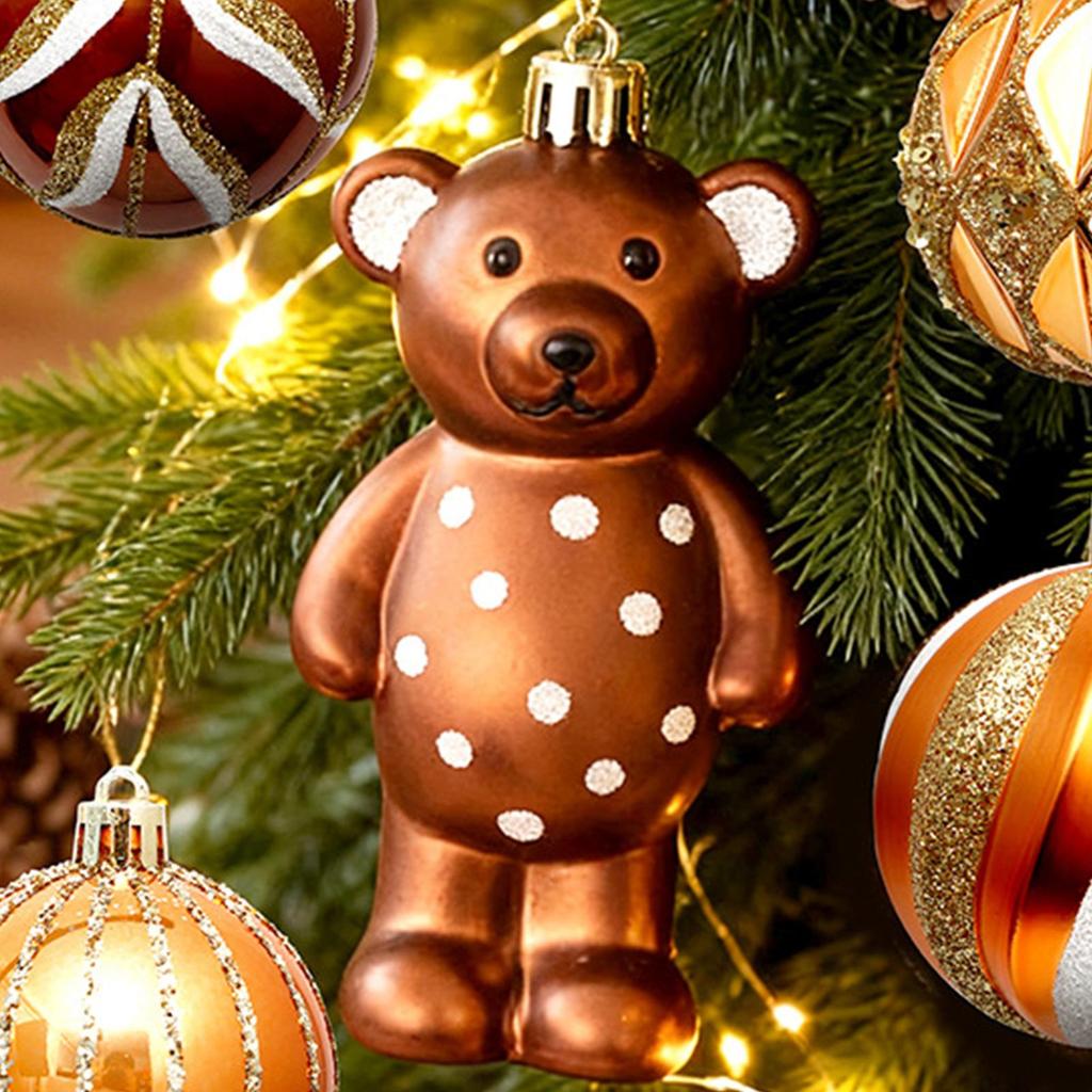 Weihnachtskugeln 46 Stück Braun Sortiert Bruchfest Baumkugeln Weihnachtsdekorationen Für Heimdeko Party Innen Außen Wand