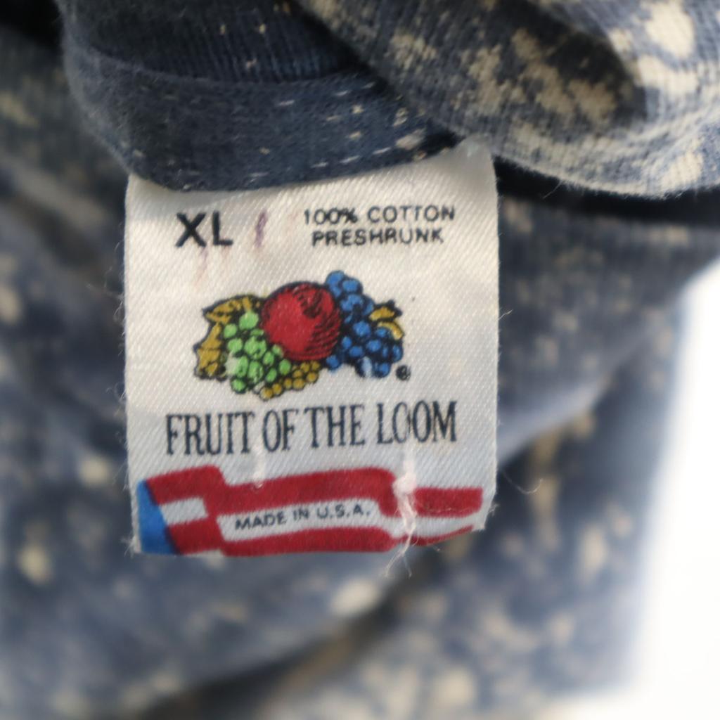 FRUIT OF THE LOOM 90s Made In USA Old Art Prints Short Sleeve T-shirt Men's Used