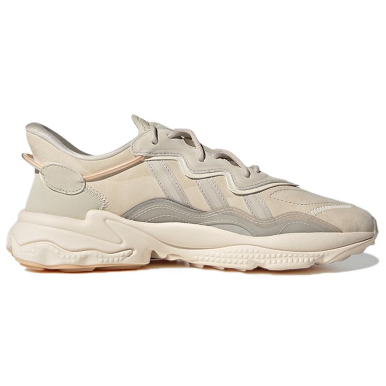 Adidas Originals Ozweego Suede Casual Sports Breathable Low-Top Lifestyle Shoes Unisex sneaker Light-Gray GY1028