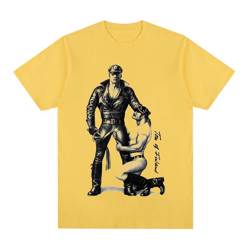 Tom Of Finland Boyfriend Tshirt Gay Cops Cotton Unisex T shirt New TEE TSHIRT Unisexs Tops Unisex