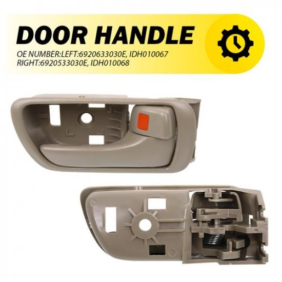 For 2002-06 Toyota Camry Inner Interior ide Door Handle Pair Front or Rear H