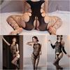 1/4pcs Sexy Lingerie Exotic Body Stockings  Fishnet Cut Out Lingerie Mesh Bodysuit One Piece Babydoll Rave Outfits SIMPLEJEWEL