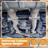Exhaust Pipe Clamp With Hook Stainless Steel Exhaust Pipe Clamp Hook Universal Exhaust Clamp Hook Car Modification Parts 1 Pcs