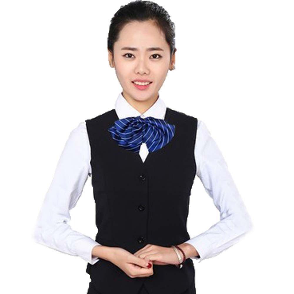Stripe Bowknot Neckties Korean Style JK Uniform Bow Ties Airline Stewardess Necktie Ladies/Girls