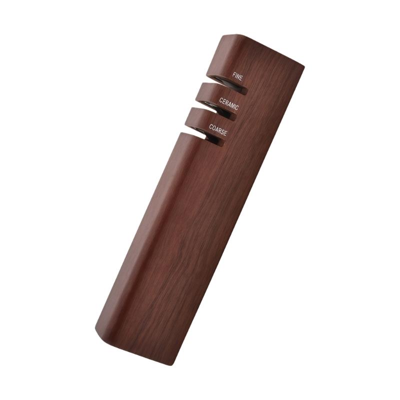 Wood Knive Sharpener,3Stage Sharpening Handheld Manual Knive Blade Sharpener,Precisions Knive Sharpener Tools