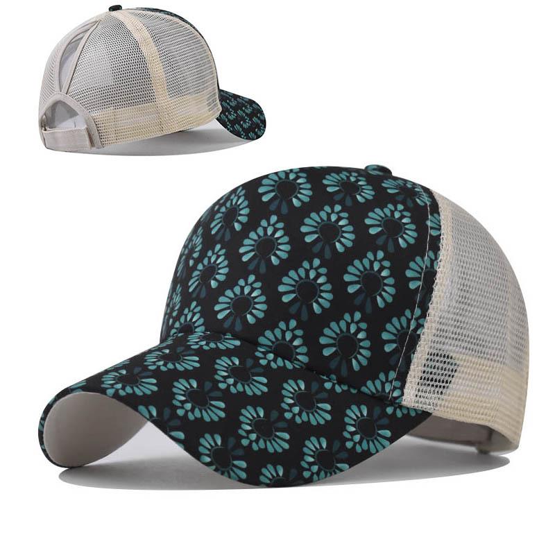 Summer Ladies Casual Ponytails Trucker Cap Breathable Sports Baseball Cap for Women Outdoor Fishing Hiking Runing Cycling Hats