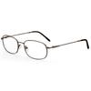 ZENOTTIC Oval Memory Metal Glasses Frame for Women Men Ultralight Flexible Optical Spectacles Myopia Prescription Eyeglassses