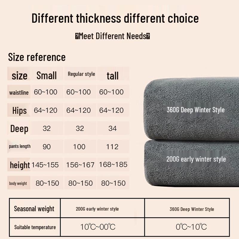 Maoren Women's High-Waist Fleece-Lined Winter Leggings