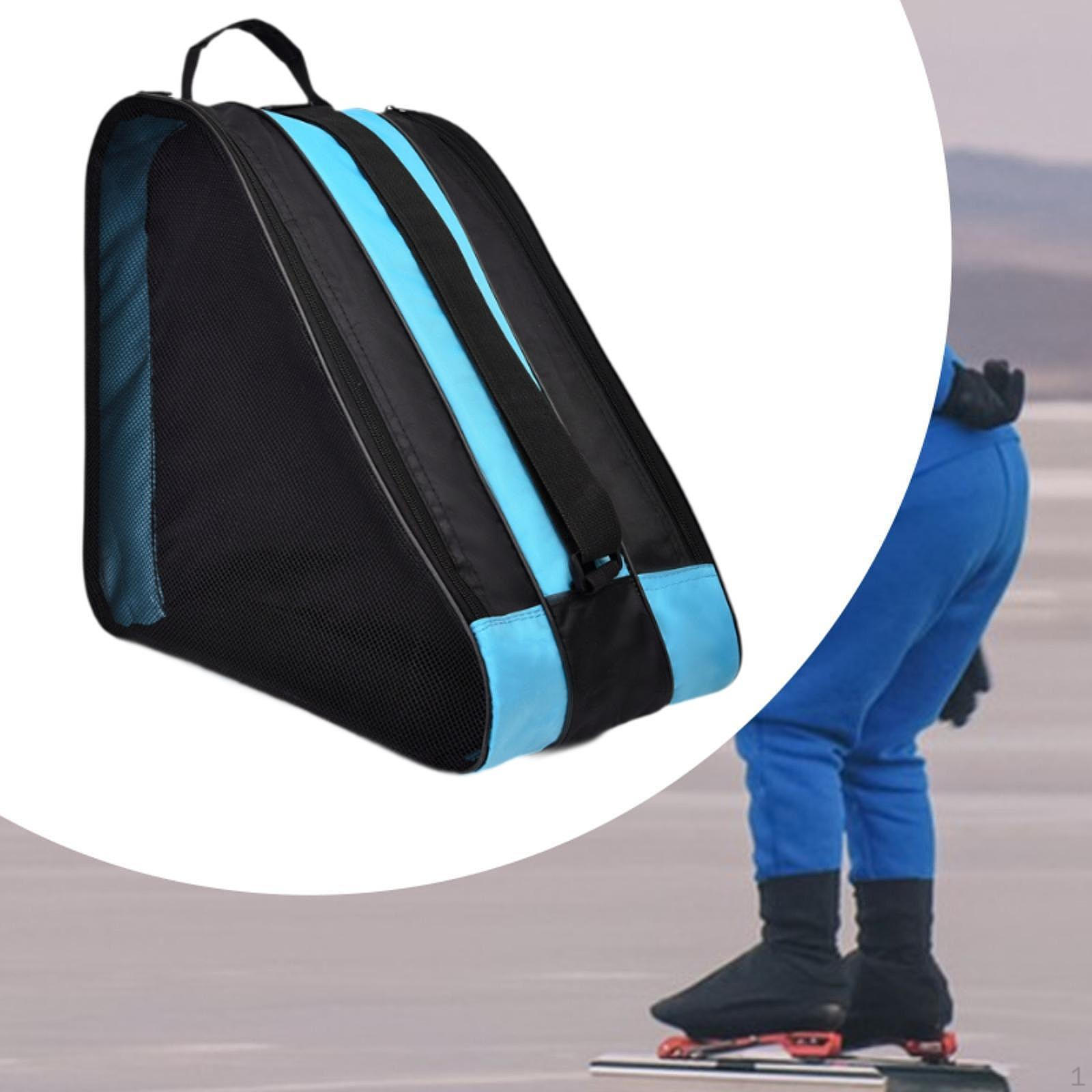 

Ice Skate Bag, Accessories, Breathable Storage Bags for Skates, Thickened синій