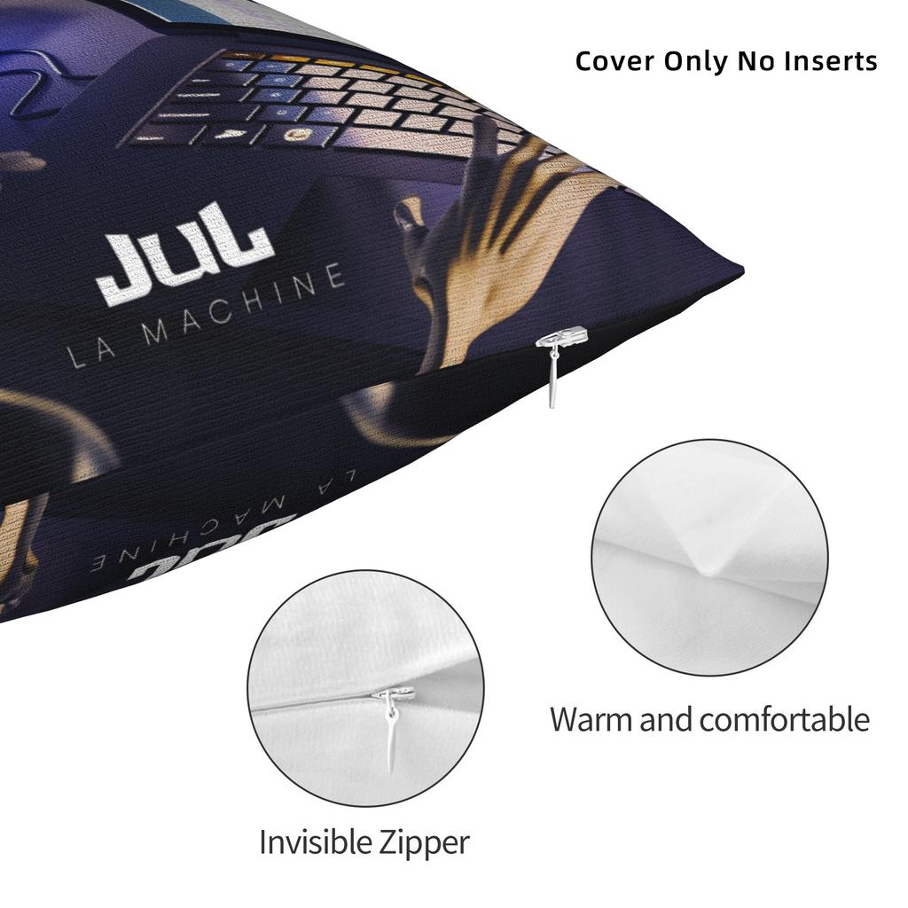 Pillow Cover Jul La Machine  Vintage Pillow Case For Sofa Car Home Decor Pillowcases