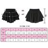 LittleForBig Culotte Skirt, Mini Skirt (Princess Skort), A-Line, with Inner, Pockets, for Sports, Size 3XL