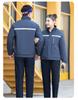 Reflective Winter Workwear Jacket for Cold Storage and Construction