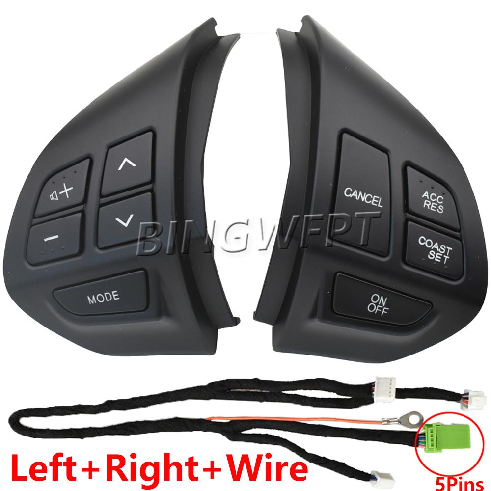 NEW Steering Wheel Volume Sound Buttons For Mitsubishi ASX Lancer Outlander RVR Pajero Sport Car Cruise Control Button Switches