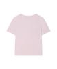 Guwolsibil Lace Patch Short-Sleeved Top Pink