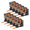 5/10PK 9mm 12mm 19mm Compatible for Dymo IND A18444 S0718600 Vinyl Label Tapes Ribbons Replacement for Dymo Rhino 1000 4200 6000