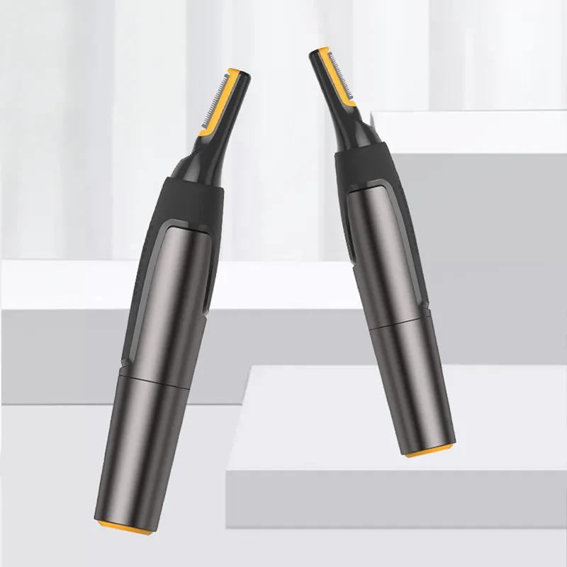 Portable electric nose and ear trimmer, safe facial care, nose hair trimmer, men's shaving and hair removal