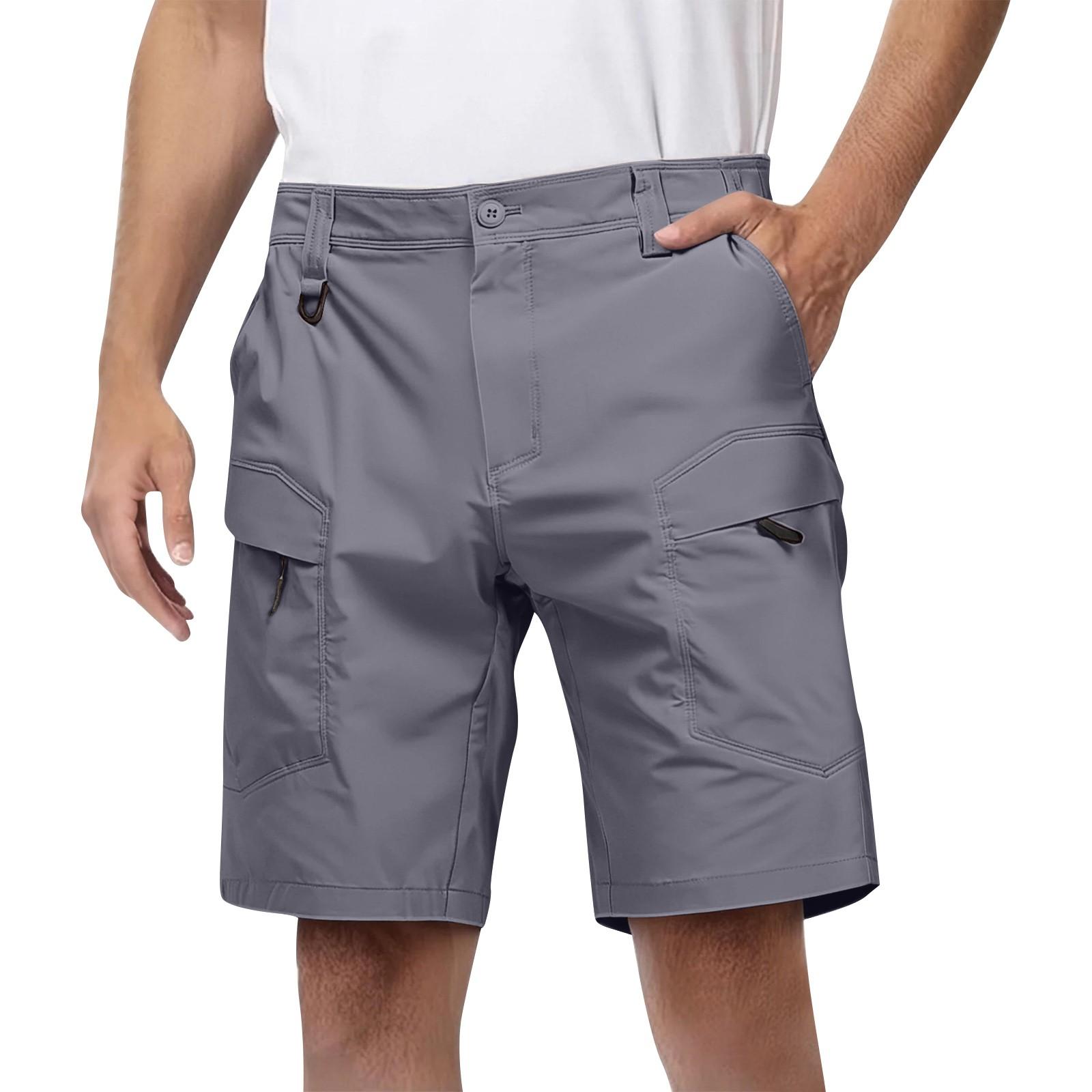 

Мужские летние свободные спортивные шорты-карго с несколькими карманами, повседневные брюки, брюки-квотер M