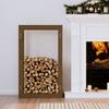 822415 vidaXL Firewood Rack Honey Brown 60x25x100 Cm Pine Wood