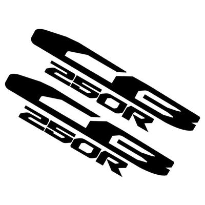 Motorcycle Sticker Motorcycle Sticker Accessory Decal Fit For Honda CB250R CB250R 2017-2020 2021 2022 (Color: Black)