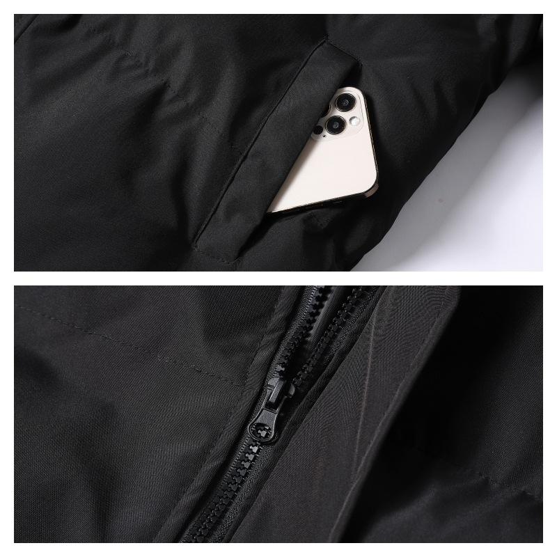 2024 new thickened hooded cotton clothes winter and autumn couples bread clothes versatile student casual cotton-padded clothes