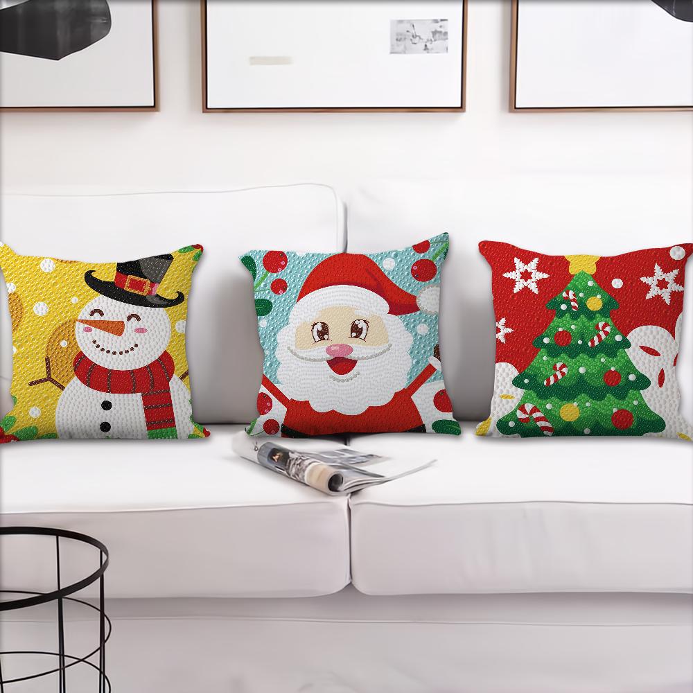 Christmas Nutcracker Cushion Cover Best Home Office Coffee Pillow Sofa Printing Decoration Room Shop Car Nordic Simplicity Hit