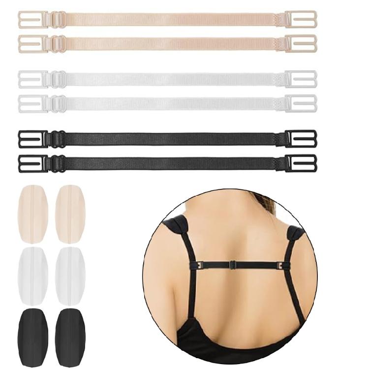 Bra Strap Clip with Silicone Easy to Cleaning Maintains Shape Multiple Use Preventing Slippage