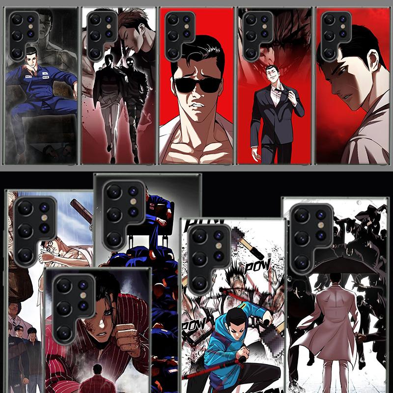 Jonggun Lookism Capa Phone Case For Samsung S26 Ultra S25 Edge Galaxy S23 S21 S20 S24 FE S22 S10 Plus Cover Clear TPU Shell Coq