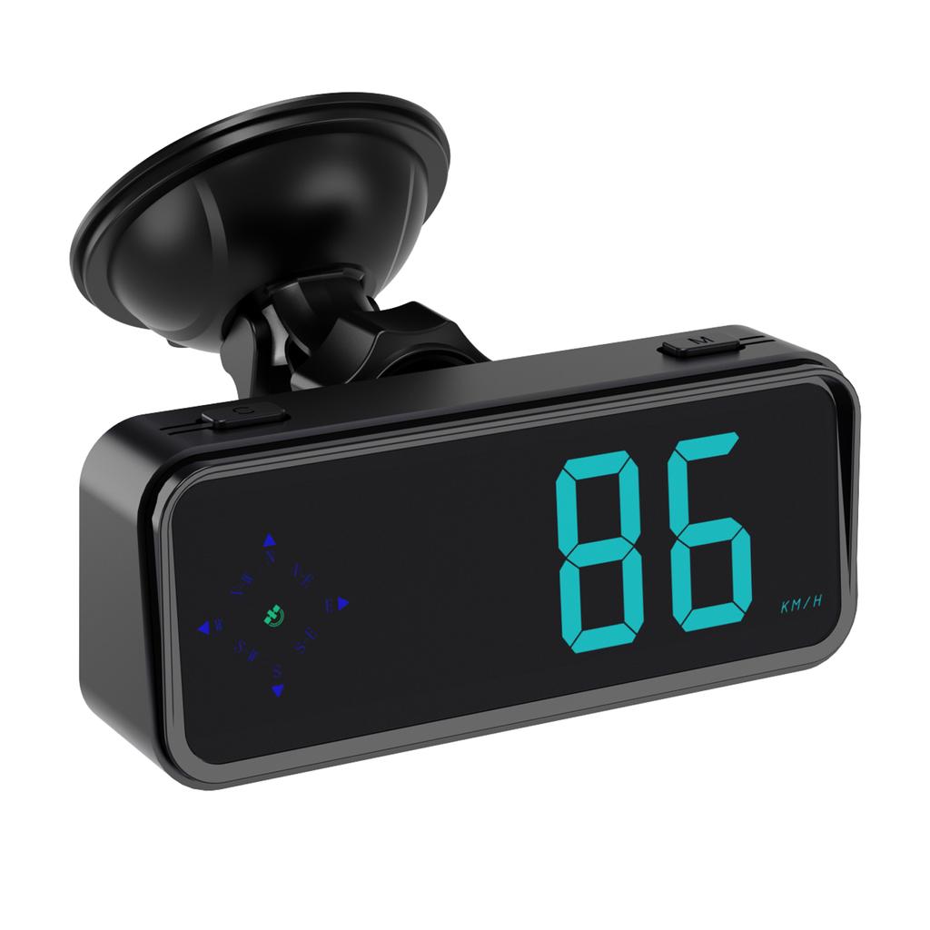 Auto Headup Display GPS Digital Tachometer KMH MPH umschaltbar mit bunter LED-Anzeige, Digital