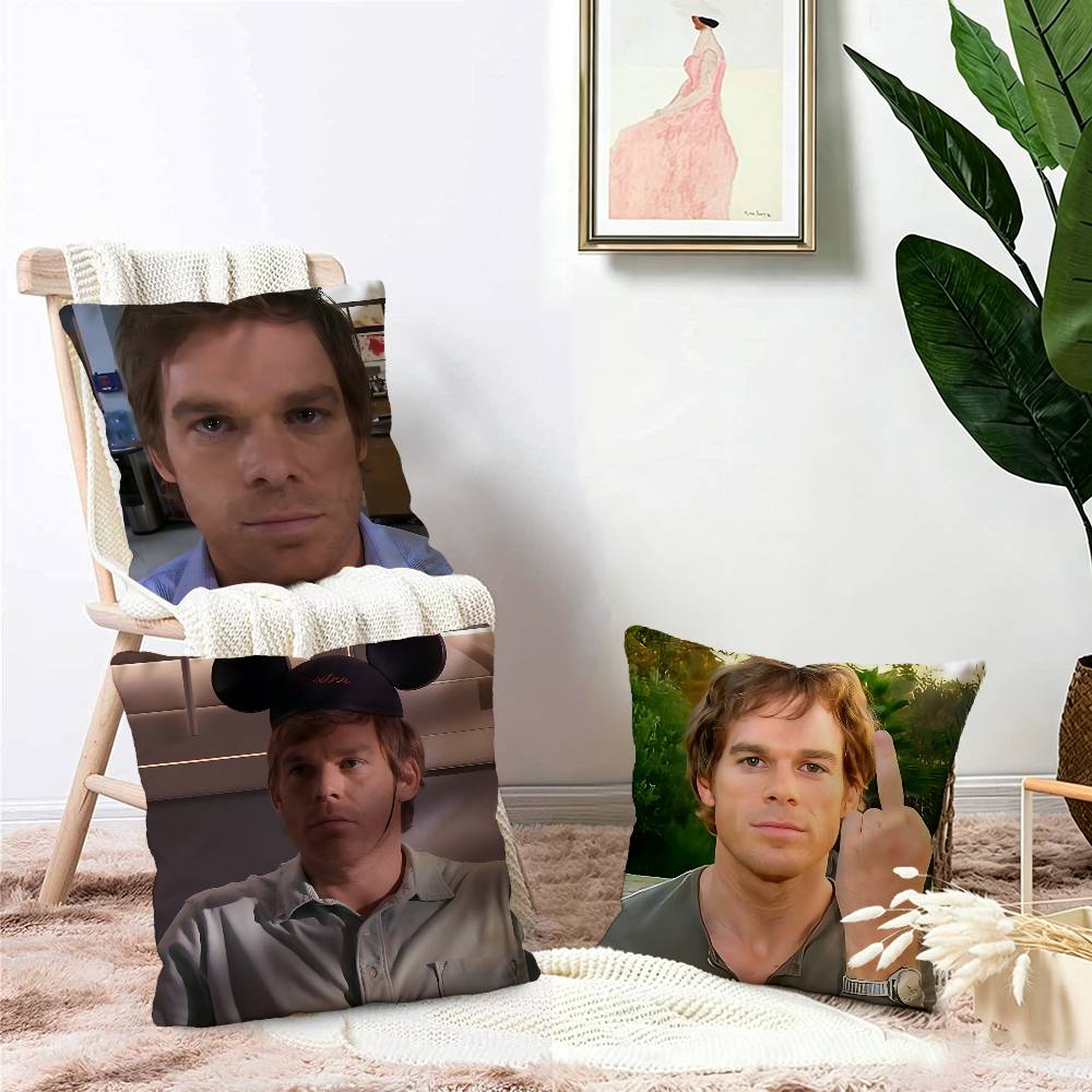 TV D-Dexter Pillowcase toon Gift Cushion Cover Bedroom Home Sofa Chair Seat Decor pillow case