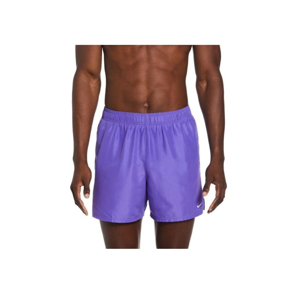 Nike Solid Print Elastic Straight Casual Shorts Men Bottoms Purple NESSA560-505