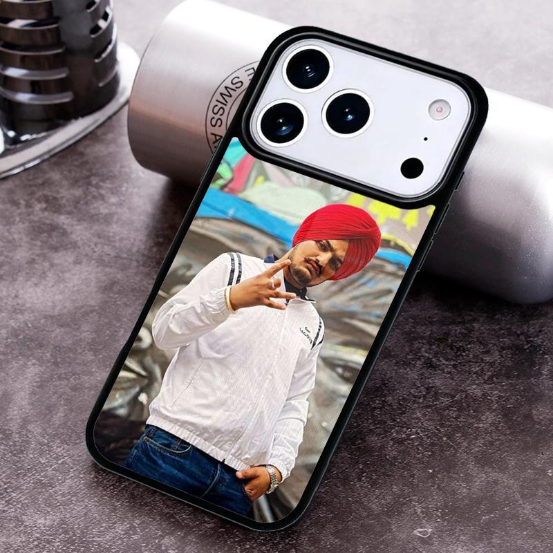 

Sidhu Moose Wala Phone Case For iPhone 17,16e,15,14,13,12,11,Mini,Pro,MAX soft Silicone Cover iPhone 13 Pro