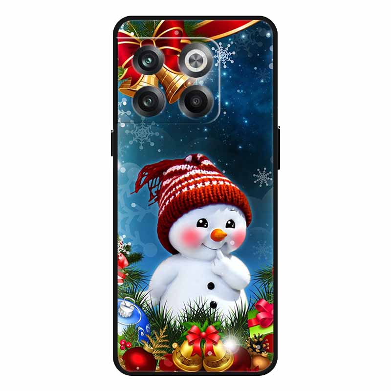 For Oneplus 10T Case 10 Pro Christmas Silicone Soft TPU Cover for Oneplus Nord N20 SE One plus ACE Pro 10T Coque New Year Gift