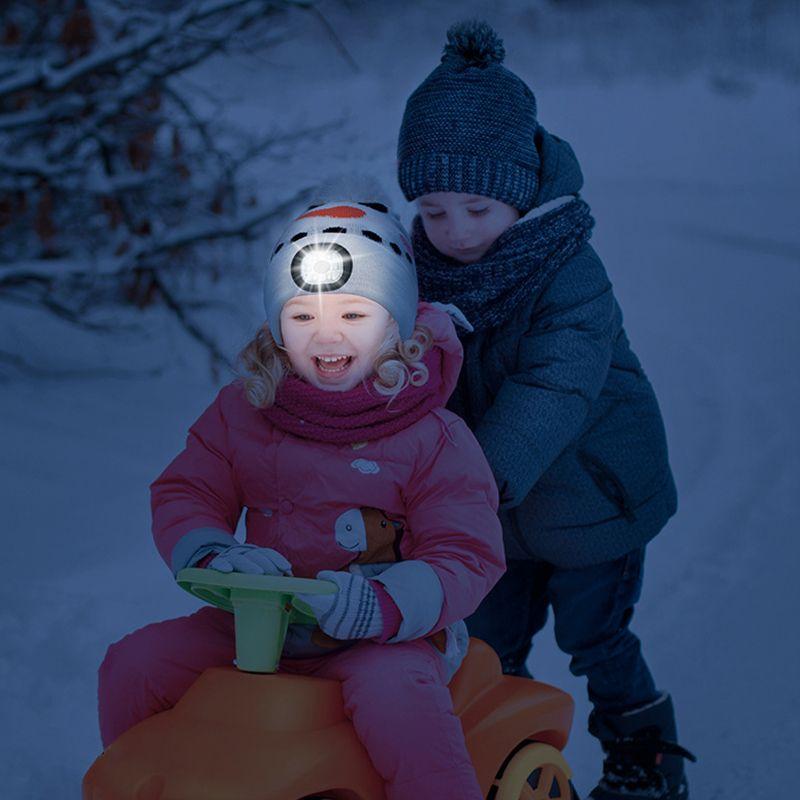 LED Knitted Hat Night Running Hat