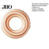 Inflatable Swim Ring Vintage Striped Swimming PVC Thickened Leakproof Men Women Buoyancy Aid Float Tube for Pool Beach Party