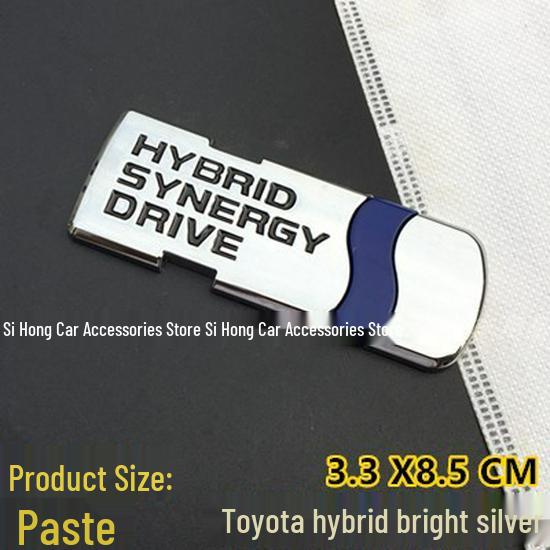Kompatible Metall-Hybridauto-Logos für Camry, Reiz, Corolla, Levin – HYBRID-Aufkleber