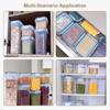 7PCS Food Storage Containers Kitchen Storage Container BPA Free PP Pantry Organization with Lid
