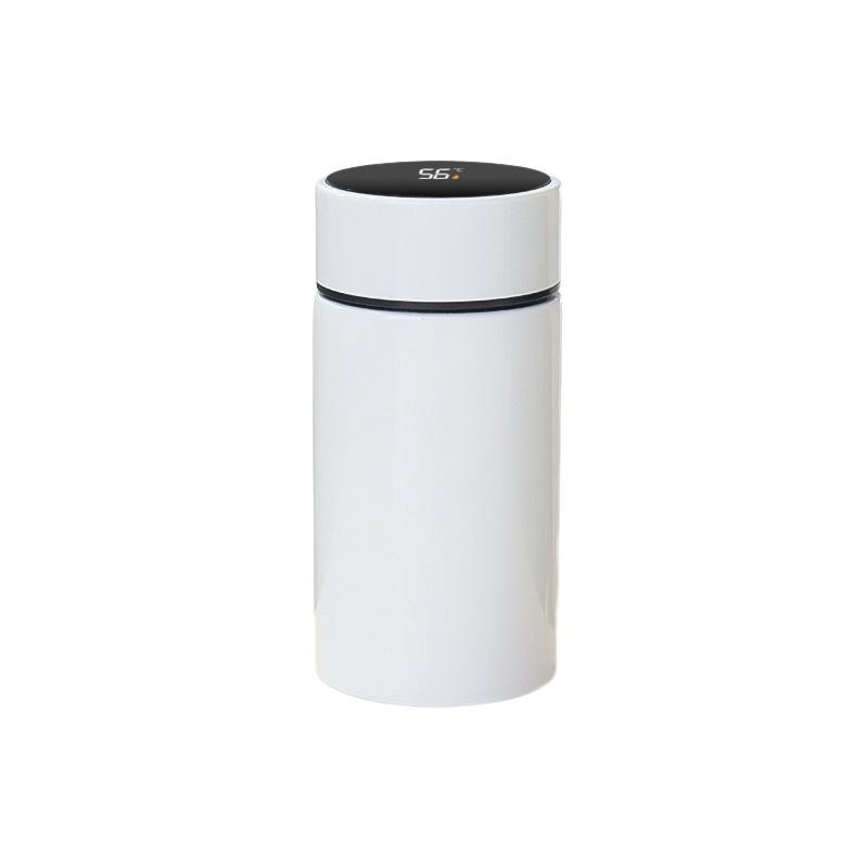 

Steel 200ml Stainless Thermos Cup Intelligent Temperature Measurement Portable White