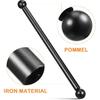 Bracket Lamp Post :16" Garden Light Outdoor Lamps Ladder Frame Thread Lamp Post Cross Arm Flag Flagpole Small Ball Cross Arm Handle Replacement
