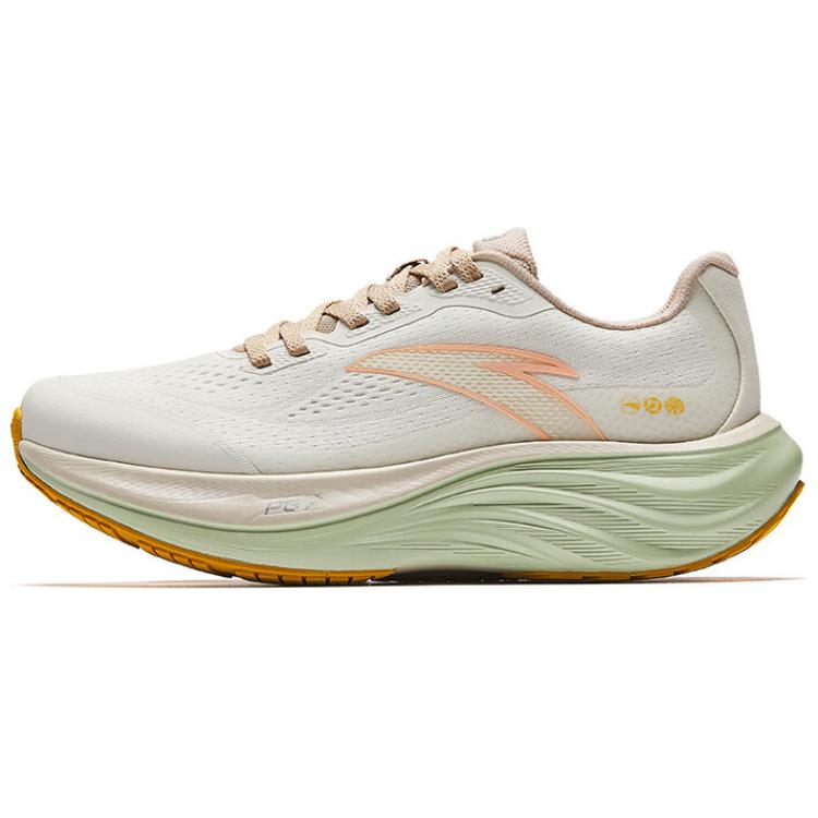 Anta Travel Step 1.5 PG7 Comfortable Versatile Slip-Resistant Durable Rebound Low-Top Training Running Shoes Women Sneaker Ivory-White 122515508-8