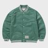 ThIs Is Never That Satin Varsity Jacket Green