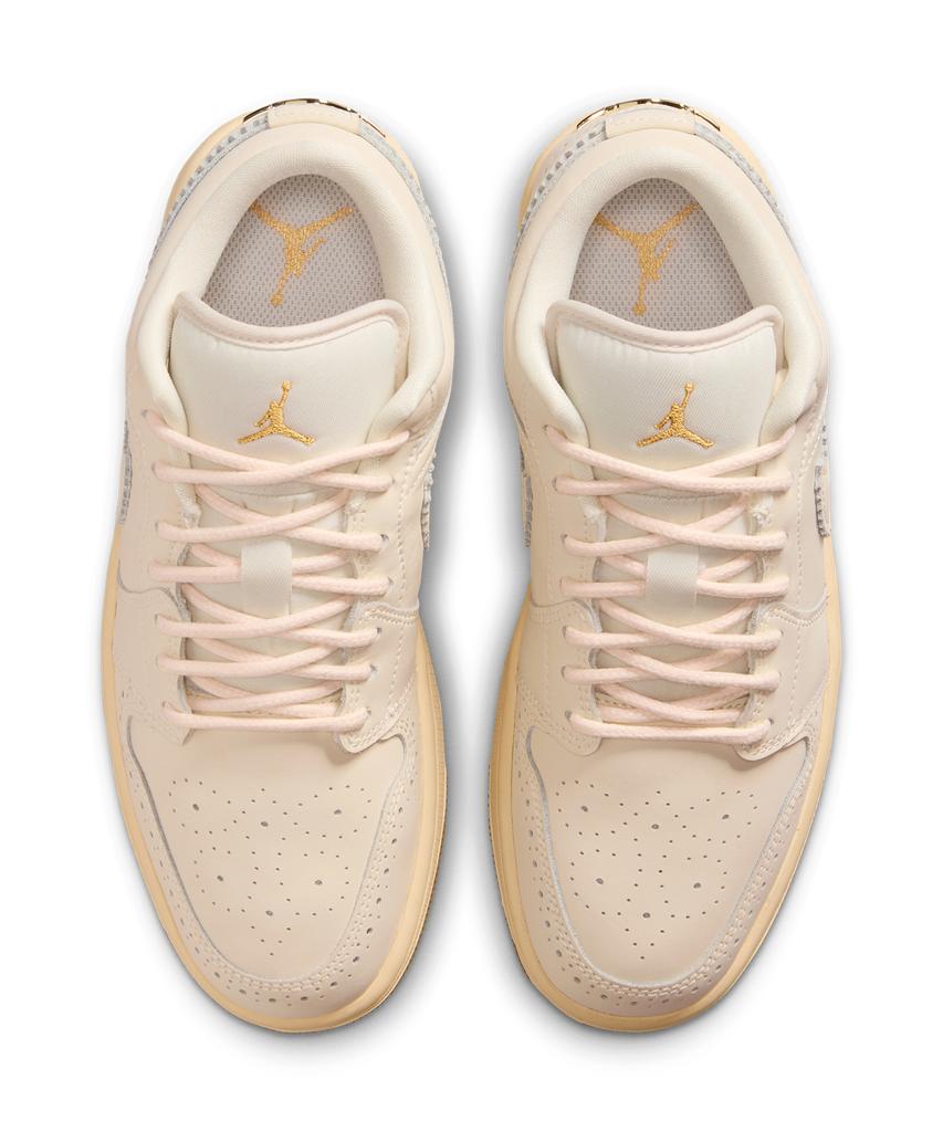 Nike Air Jordan 1 Low Se W - Chalk:Metallic Gold:Pearl White:Chalk / Io0759-100